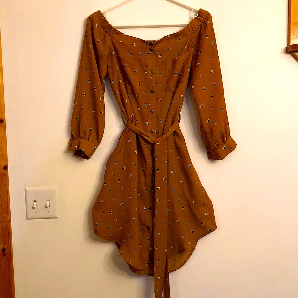 Off shoulder summer dress